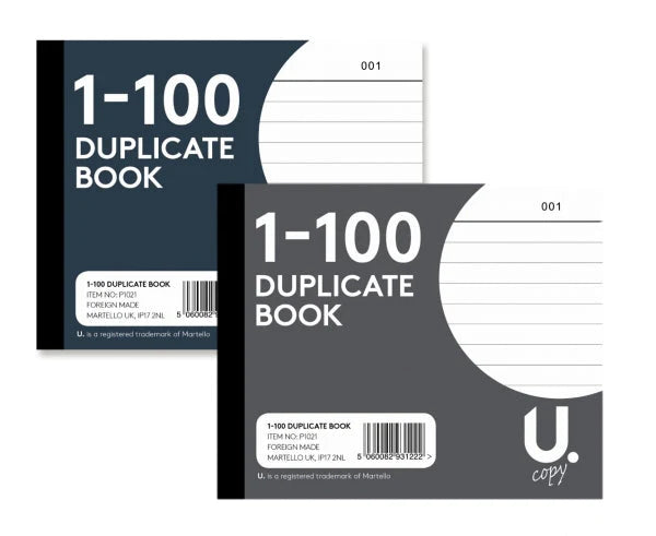 U.Copy 1-100 Duplicate Book Pocket Size U.Copy 1-100 Duplicate Book Pocket Size